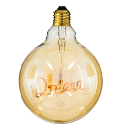 Λαμπτήρας Led Filament 99255 G125 E27 4W 340lm Dimmable Clear GloboStar