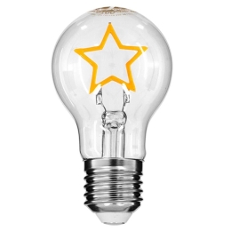 Λαμπτήρας Led Filament 99251 A60 E27 3W 240lm Dimmable Clear GloboStar 3W