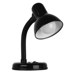 Φωτιστικό Επιτραπέζιο Student 01530 Φ12x32cm 1xE27 Black GloboStar