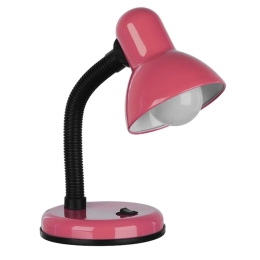 Φωτιστικό Επιτραπέζιο Student 01534 Φ12x32cm 1xE27 Pink GloboStar