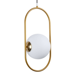 Φωτιστικό Οροφής Hamburg 00592 25x20x50cm 1xE27 Gold GloboStar