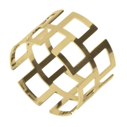 Δαχτυλίδι Πετσέτας Menu 35007 Φ4,5x3cm Gold GloboStar Μέταλλο