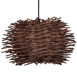Φωτιστικό Οροφής Minorca 01733 Φ35x23cm 1xE27 Brown GloboStar