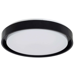 Φωτιστικό Οροφής-Πλαφονιέρα Barchetta 61046-1 Φ48cm Με Τηλεχειριστήριο Dim Led 8306lm 72W Black GloboStar