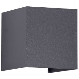 Φωτιστικό Τοίχου-Απλίκα Axis-S 60561 10x10x10cm Up&Down Led 1150lm 2700K Anthracite GloboStar