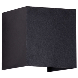 Φωτιστικό Τοίχου-Απλίκα Axis-S 60562 10x10x10cm Up&Down Led 1150lm 2700K Black GloboStar