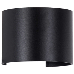 Φωτιστικό Τοίχου-Απλίκα Axis-R 60637 10x10x10cm Up&Down Led 1150lm 10W 2700K Black GloboStar