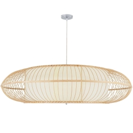 Φωτιστικό Οροφής Fernando 01782 Φ120x31cm 1xE27 Beige GloboStar