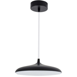 Φωτιστικό Οροφής Baron 61251 Φ25x8cm Led 1440lm 12W Black Globostar