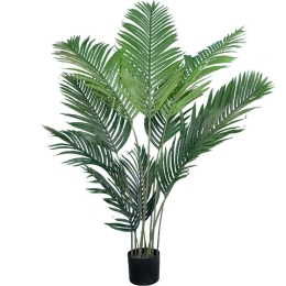 Τεχνητό Φυτό Areca Palm Tree 20009 Φ150x160cm Green Globostar Πολυαιθυλένιο,Ύφασμα