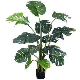 Τεχνητό Φυτό Monstera 20003 Φ110x150cm Green Globostar Πολυαιθυλένιο,Ύφασμα