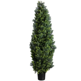 Τεχνητό Δέντρο Cypressus Leylandii 20155 Φ40x150cm Beige-Green GloboStar Πολυαιθυλένιο,Ξύλο