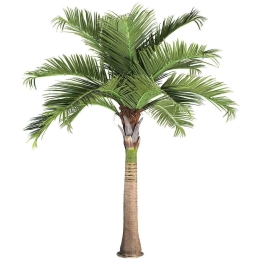Τεχνητό Δέντρο Coconut Palm Tree 20169 Φ380x400cm Brown-Green Πλαστικό, Ύφασμα