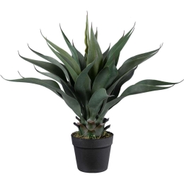 Τεχνητό Φυτό Sisal Agave 20080 Φ50x60cm Green-Brown GloboStar Πολυαιθυλένιο