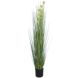 Τεχνητό Φυτό Craspedia Grass 20112 Φ50x150cm Green-Yellow GloboStar PVC