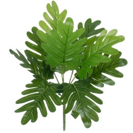 Τεχνητό Κλαδί-Φυτό Tree Philodendron 78299 40cm Green GloboStar Πλαστικό, Ύφασμα