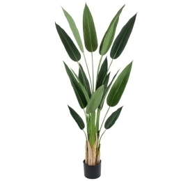 Τεχνητό Δέντρο Strelitzia 20029 140cm Green-Brown Globostar Πολυαιθυλένιο,Ύφασμα