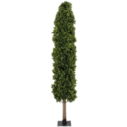 Τεχνητό Δέντρο Buxus 20157 180cm Green-Beige Globostar Πολυαιθυλένιο,Ξύλο