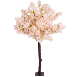 Τεχνητό Δέντρο Cherry Blossom 20139 160cm Salmon-Brown Globostar Πολυαιθυλένιο,Ύφασμα