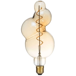 Λαμπτήρας Led Bubbles 99021 Φ10x24cm E27 6W 420lm Dimmable 2200K Honey Globostar 6W