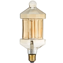 Λαμπτήρας Led Lantern 99026 Φ9,5xΥ21,5cm E27 8W 650lm Dimmable 2200K Honey Globostar 8W