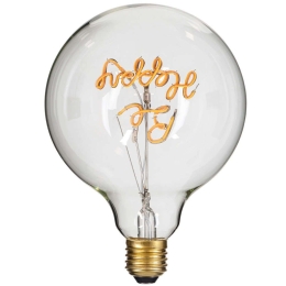 Λαμπτήρας Led Be Happy 99258 Φ12,5x18cm E27 4W 340lm Dimmable 2200K Clear Globostar 4W