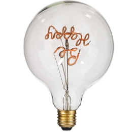 Λαμπτήρας Led Be Happy 99259 Φ12,5x18cm E27 4W 340lm Dimmable Clear-Pink Globostar 4W