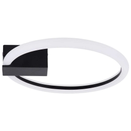 Φωτιστικό Οροφής - Πλαφονιέρα Cinderella 60976 Φ28cm Led 1792lm 16W Black Globostar
