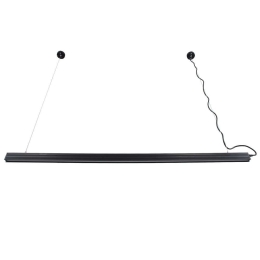 Γραμμικό Φωτιστικό Linear Office 61025-P 120x2x4cm Led 2170lm 18W 2700K Black Globostar