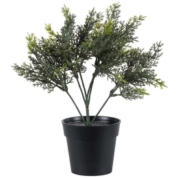 Τεχνητό Φυτό Lemon Cypress 20389 30cm Green Globostar Πολυαιθυλένιο