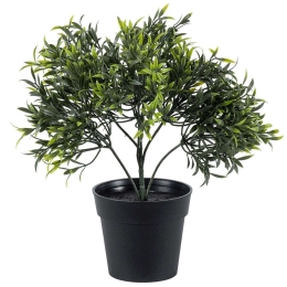 Τεχνητό Φυτό Baby Bamboo 20391 30cm Green Globostar Πολυαιθυλένιο