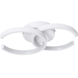 Φωτιστικό Οροφής - Πλαφονιέρα Eva 61068 33x21x7cm Dim Led 1920lm 16W White GloboStar