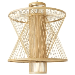 Φωτιστικό Οροφής Boho Mango 01931 Φ50x60cm 1xE27 Beige GloboStar