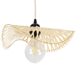 Φωτιστικό Οροφής Boho Melemele 01839 Φ35x4cm 1xE27 Beige GloboStar