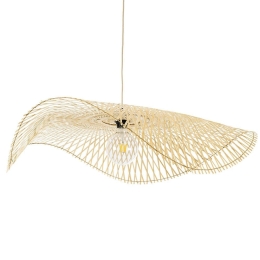 Φωτιστικό Οροφής Boho Melemele 01842 Φ100x12cm 1xE27 Beige GloboStar