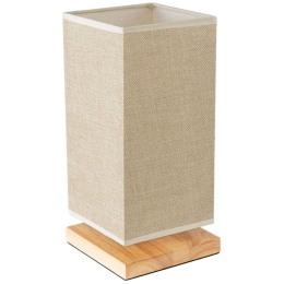 Φωτιστικό Επιτραπέζιο Aruba 02041 15x15x30cm 1xE27 Beige GloboStar
