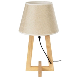 Φωτιστικό Επιτραπέζιο Takiko 02042 Φ25x48cm 1xE27 Beige GloboStar