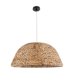 Φωτιστικό Οροφής Κρεμαστό Mangata 01847 Boho 1xE27 IP20 60x28cm Brown GloboStar