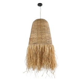 Φωτιστικό Οροφής Κρεμαστό Nepal 02190 Boho 1xE27 IP20 60x120cm Beige GloboStar