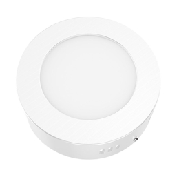 Panel Led Arca630RW 6W 3000K 400lm White Aca Στρόγγυλο Αλουμίνιο