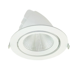 Σποτ Χωνευτό Lino3030 30W 3000K 2400lm White Aca Στρόγγυλο Αλουμίνιο