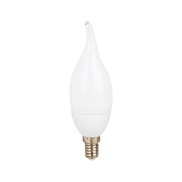 Λαμπτήρας Led C377wwtip E14 7W 3000K 560lm White Aca