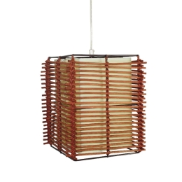 Φωτιστικό Οροφής 20X20cm W19171AB Natural Aca Bamboo