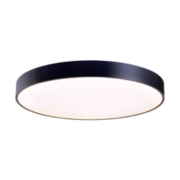 Πάνελ Led V29LEDC100BK 100W 8000lm 3000K D100XH10 Black Aca Decor Στρόγγυλο Μέταλλο