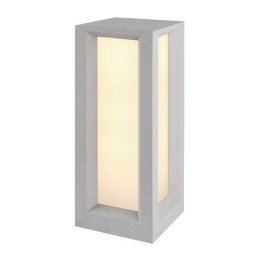 Φωτιστικό Δαπέδου MK039W-560 560MM IP65 3xE27 Max.7W White Aca Decor