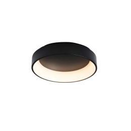Φωτιστικό Οροφής - Πλαφονιέρα Led BR81LEDC45BK 34W 3000K 1700lm D45XH14 Black Aca Decor Μέταλλο,Πλαστικό