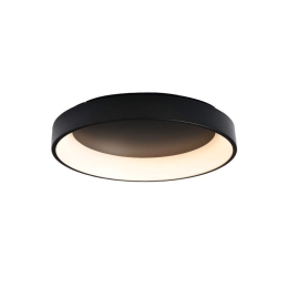 Φωτιστικό Οροφής - Πλαφονιέρα Led BR81LEDC78BK 80W 3000K 4100lm D78XH14 Black Aca Decor Μέταλλο,Πλαστικό