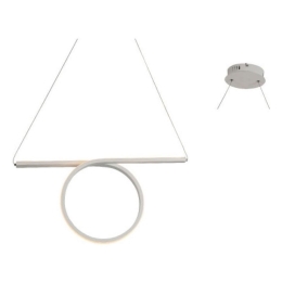 Φωτιστικό Οροφής - Ράγα Led HM98LEDP64WH 32W 3000K 1920lm 64Χ17ΧΗ120 White Aca Decor Αλουμίνιο