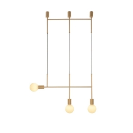 Φωτιστικό Οροφής - Ράγα TNK853P64GD 3ΧΕ27 64X4X110 Gold Aca Decor Μέταλλο