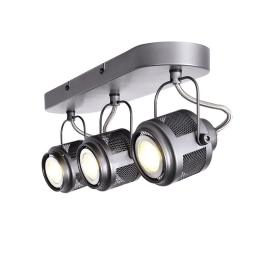 Φωτιστικό Οροφής - Σποτ AR2093W43G 3ΧGU10 43Χ10Χ16 Grey Aca Decor Μέταλλο